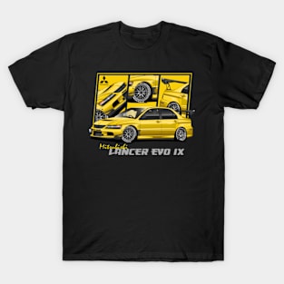 Mitsubishi Lancer Evolution EVO 9, JDM T-Shirt